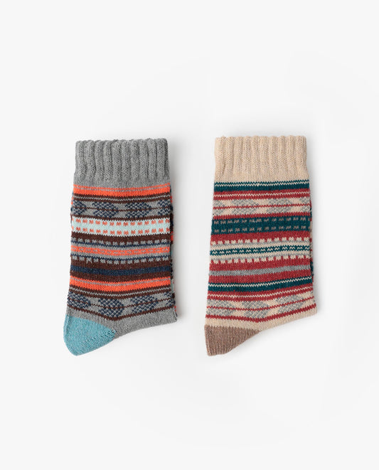 Calcetín de Caña Normal Rustic para Mujer, (Caja de 6 pares)