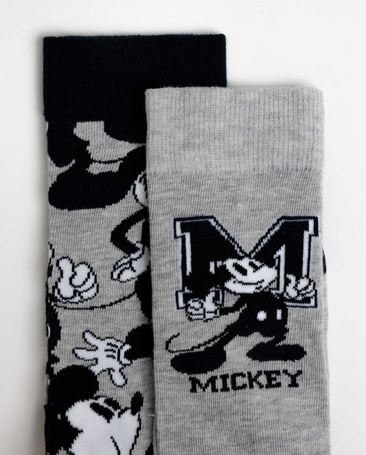 Calcetín Mickey Jeans para Mujer, (Caja de 6 unidades)