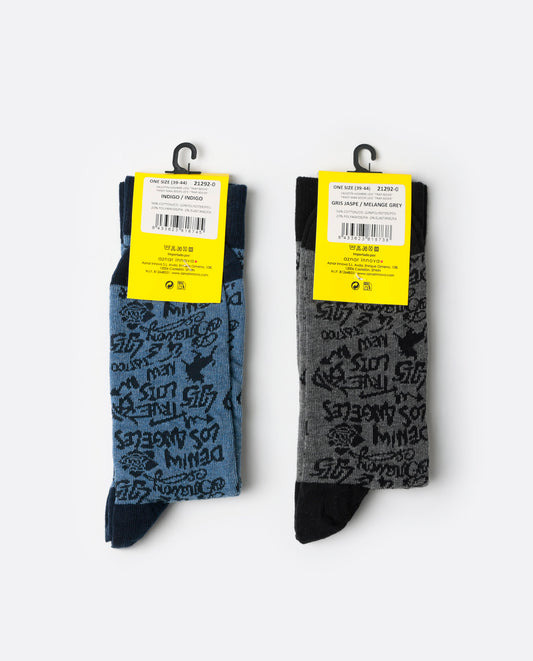 Calcetín Mediano Trap Socks para Hombre, (Caja de 6 unidades)