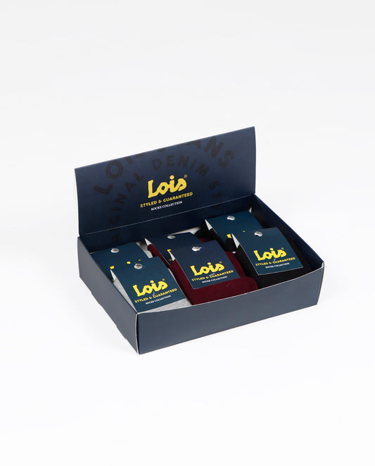 Calcetín Tobillero Antideslizante para Hombre, (Caja de 6 pares)