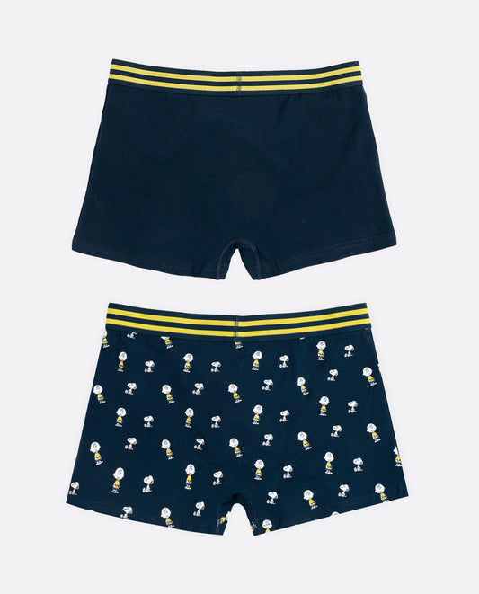 Calzoncillo/Bóxer Charlie & Snoopy para Hombre, (Caja de 2 unidades)