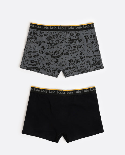Calzoncillo/Bóxer Graffiti para Hombre, (2 unidades)