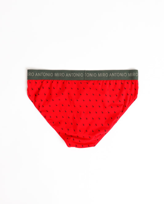 Calzoncillo/Slip Ciervos Bote Metal Regalo para Hombre