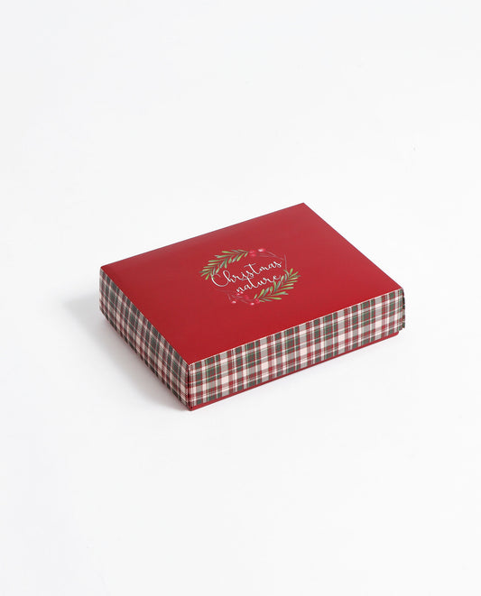 Pijama Rojo Manga Larga Abierto Christmas para Mujer