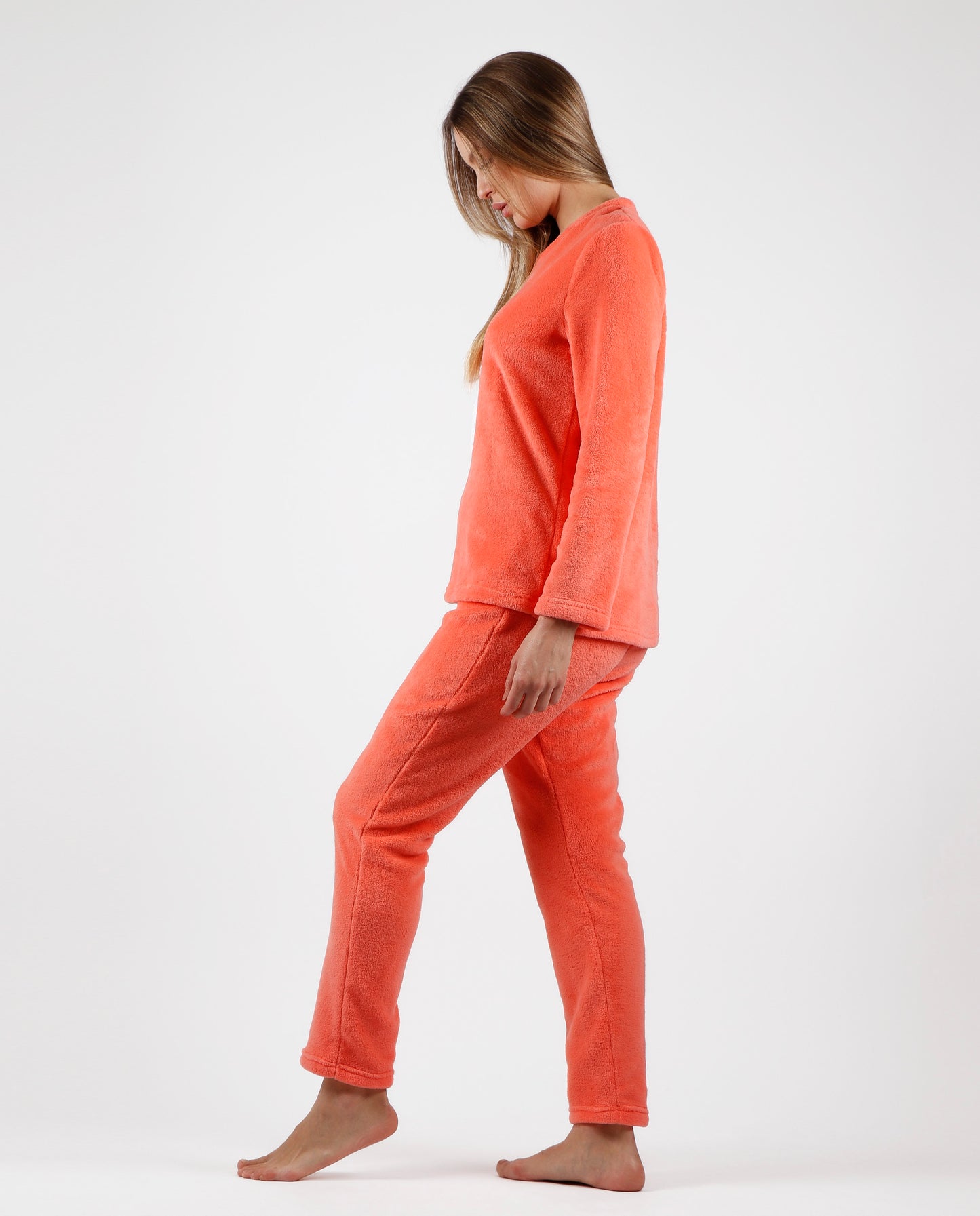 Pijama Calentito Manga Larga Hello Winter para Mujer