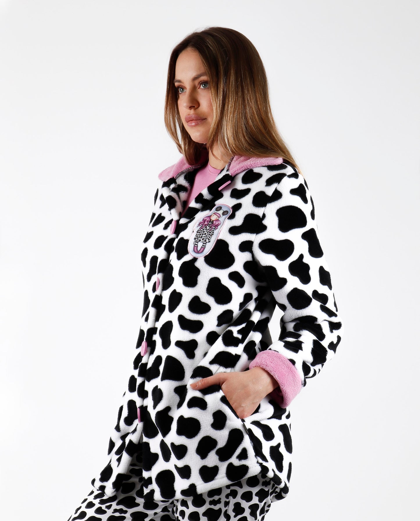 Bata Manga Larga Calentita Northern Lights para Mujer