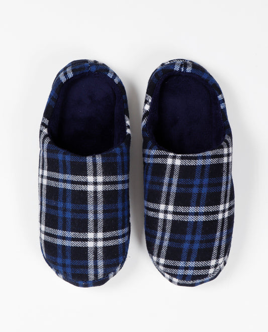 Zapatillas De Estar Por Casa Cuadros para Hombre
