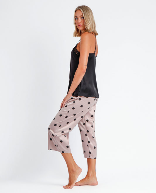 Pijama Palazzo de Tirantes Elegant Dots para Mujer