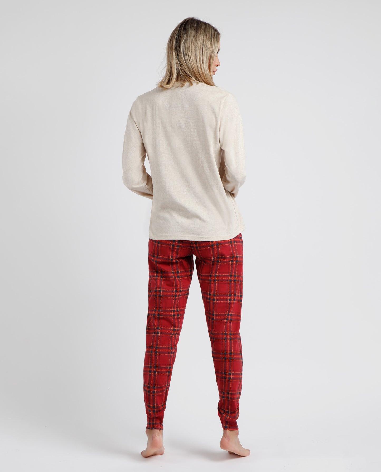 Pijama Manga Larga Keep Walking para Mujer