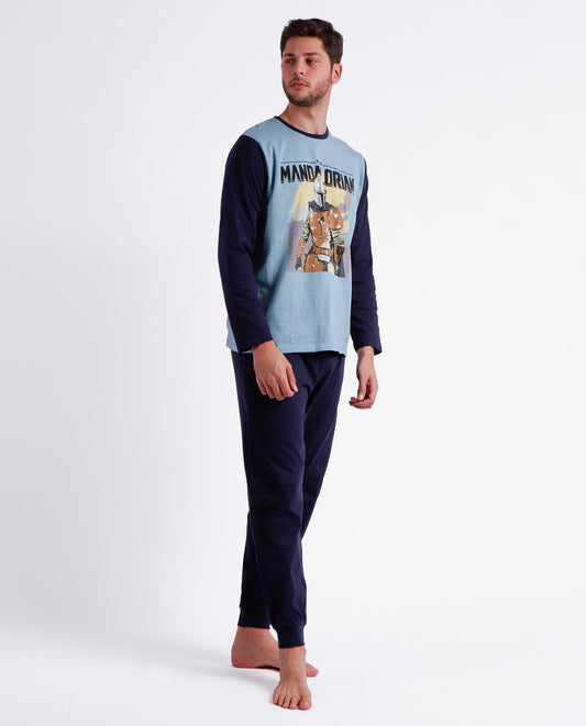Pijama Manga Larga Big Mando para Hombre
