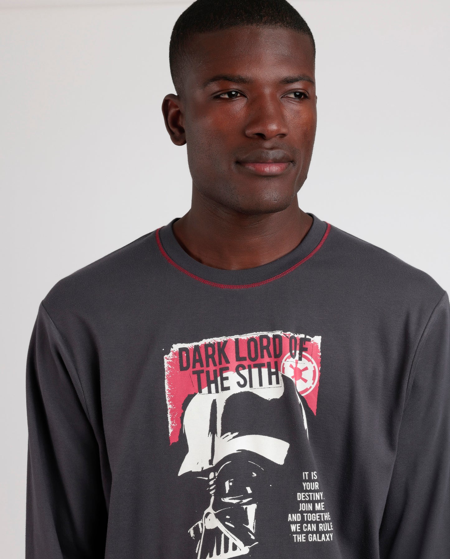 Pyjama manches longues punk Dark Vador pour homme