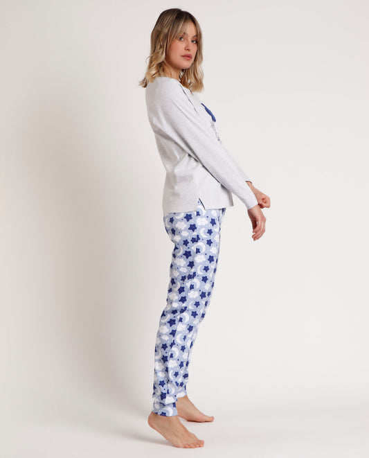 Pijama Manga Larga Dreams Come True para Mujer