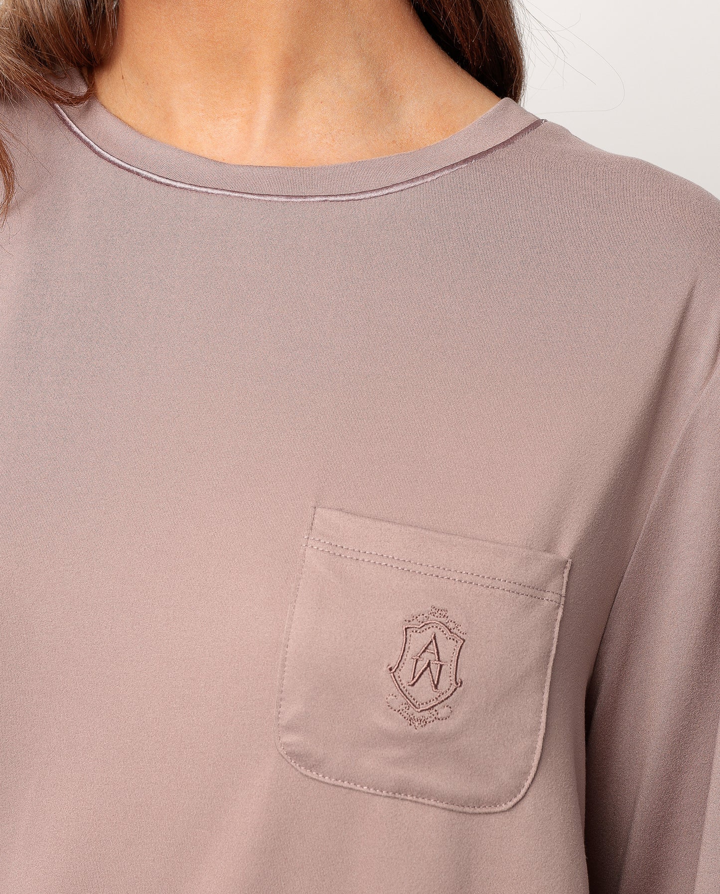 Pijama Manga Larga Soft Sleep Moka para Mujer