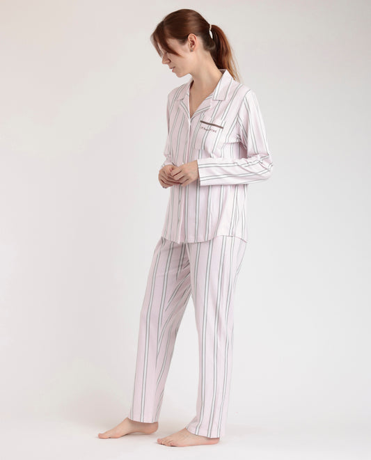 Pijama Abierto Manga Larga Magic Time para Mujer