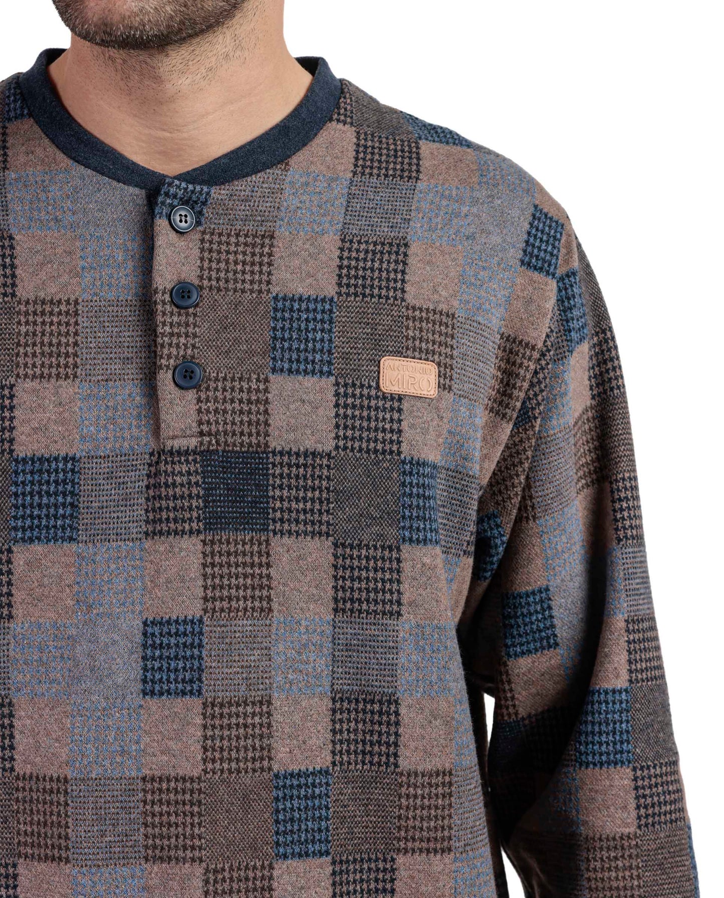 Pijama Manga Larga Tapeta Rectangles para Hombre