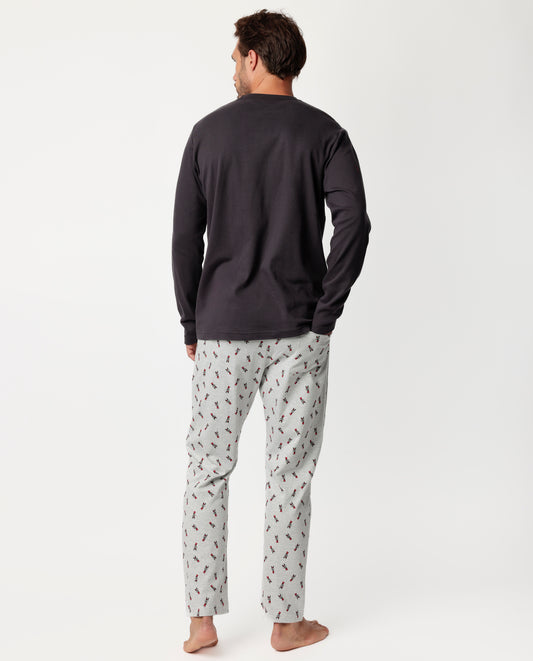 Pijama Manga Larga You Make Me Laugh para Hombre