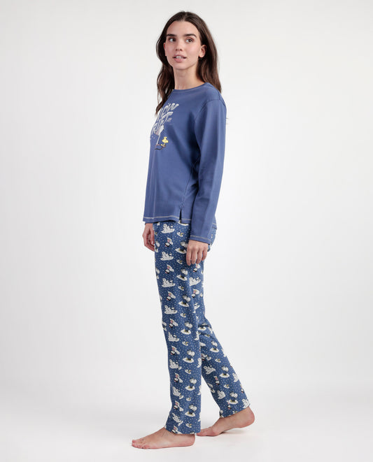Pijama Manga Larga Snow Drift para Mujer