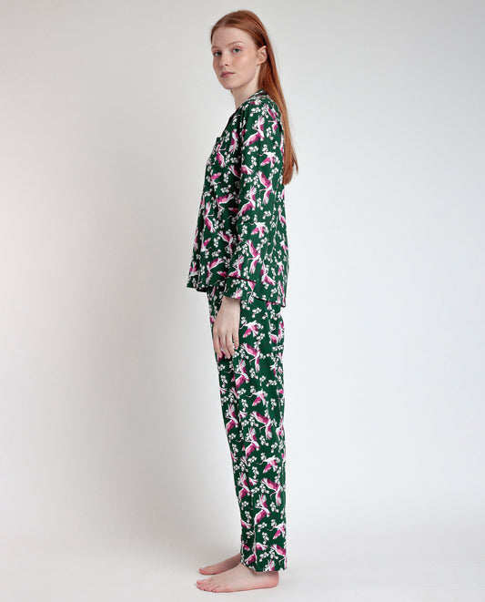 Pijama Manga Larga Abierto Wild Nature para Mujer