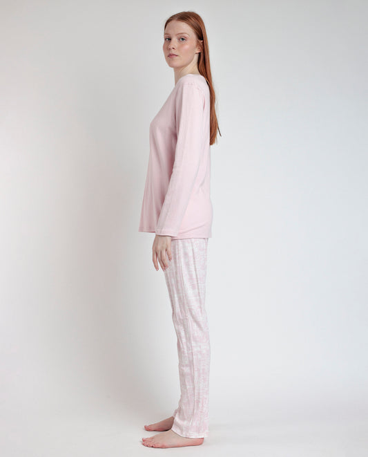 Pijama Manga Larga Pico La Vie Est Belle para Mujer