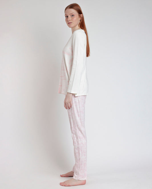 Pijama Manga Larga La Vie Est Belle para Mujer