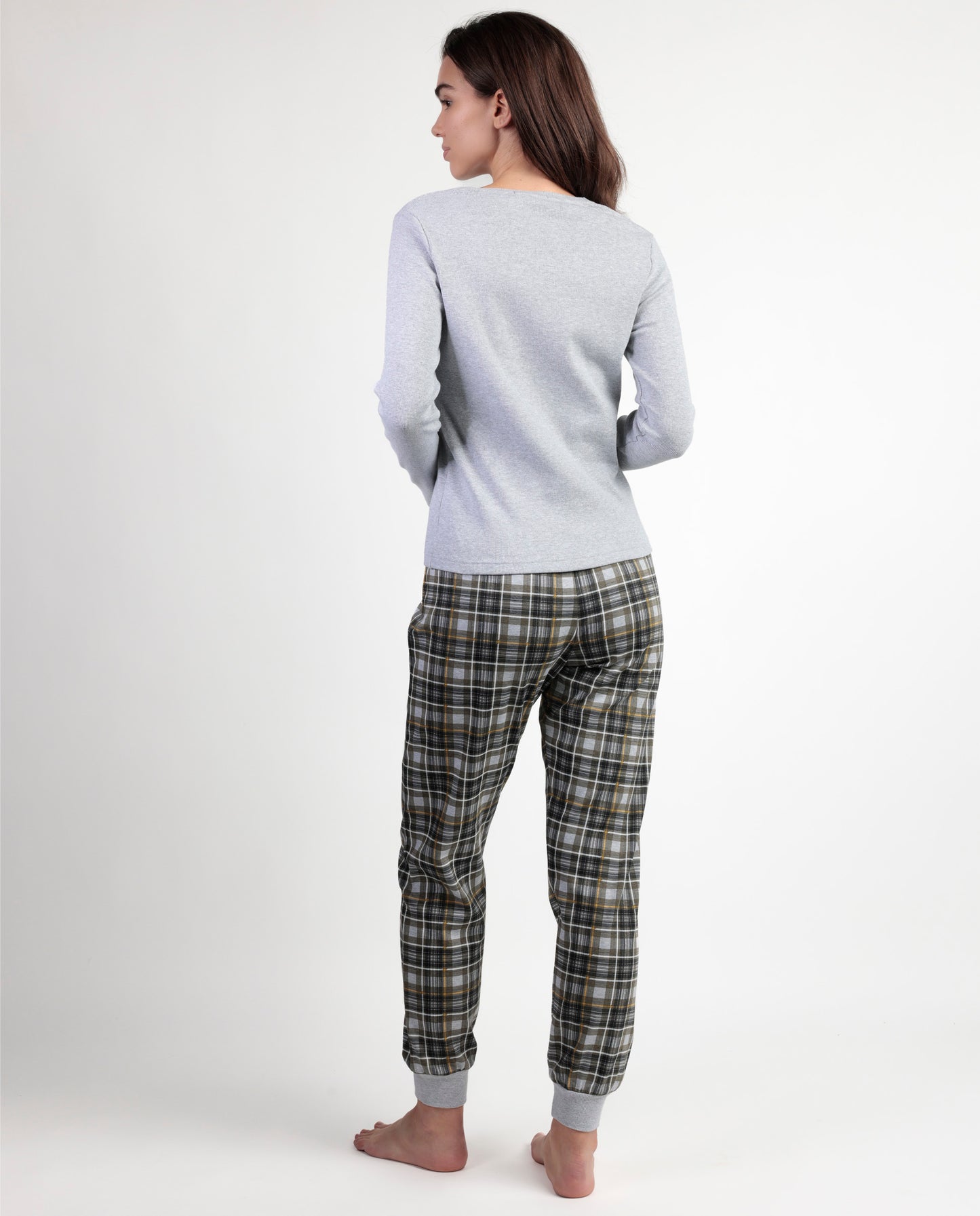 Pijama Manga Larga Never Give Up para Mujer