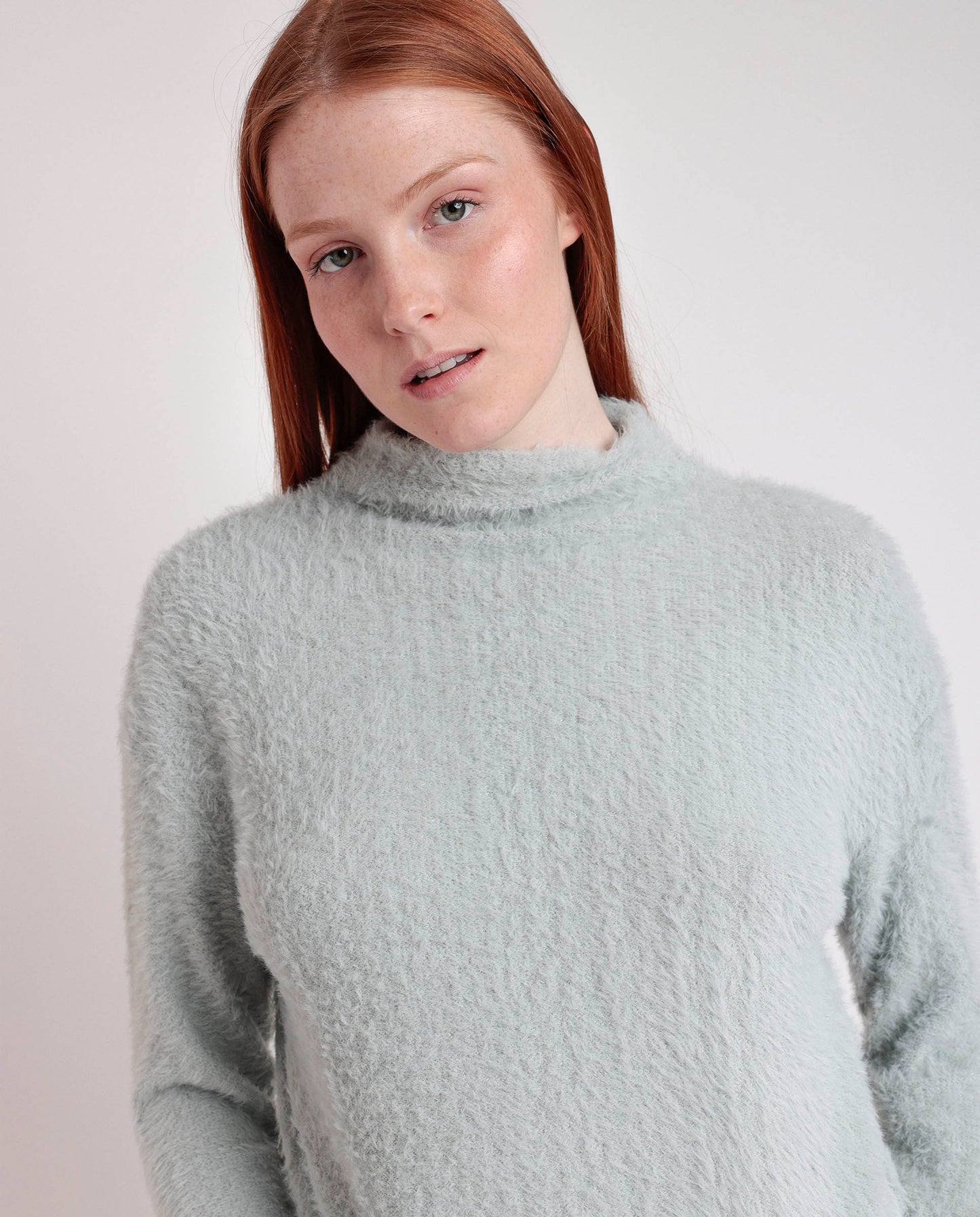 Pijama Manga Larga Furry Aqua para Mujer