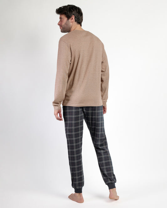 Pijama Manga Larga Cinnamon para Hombre