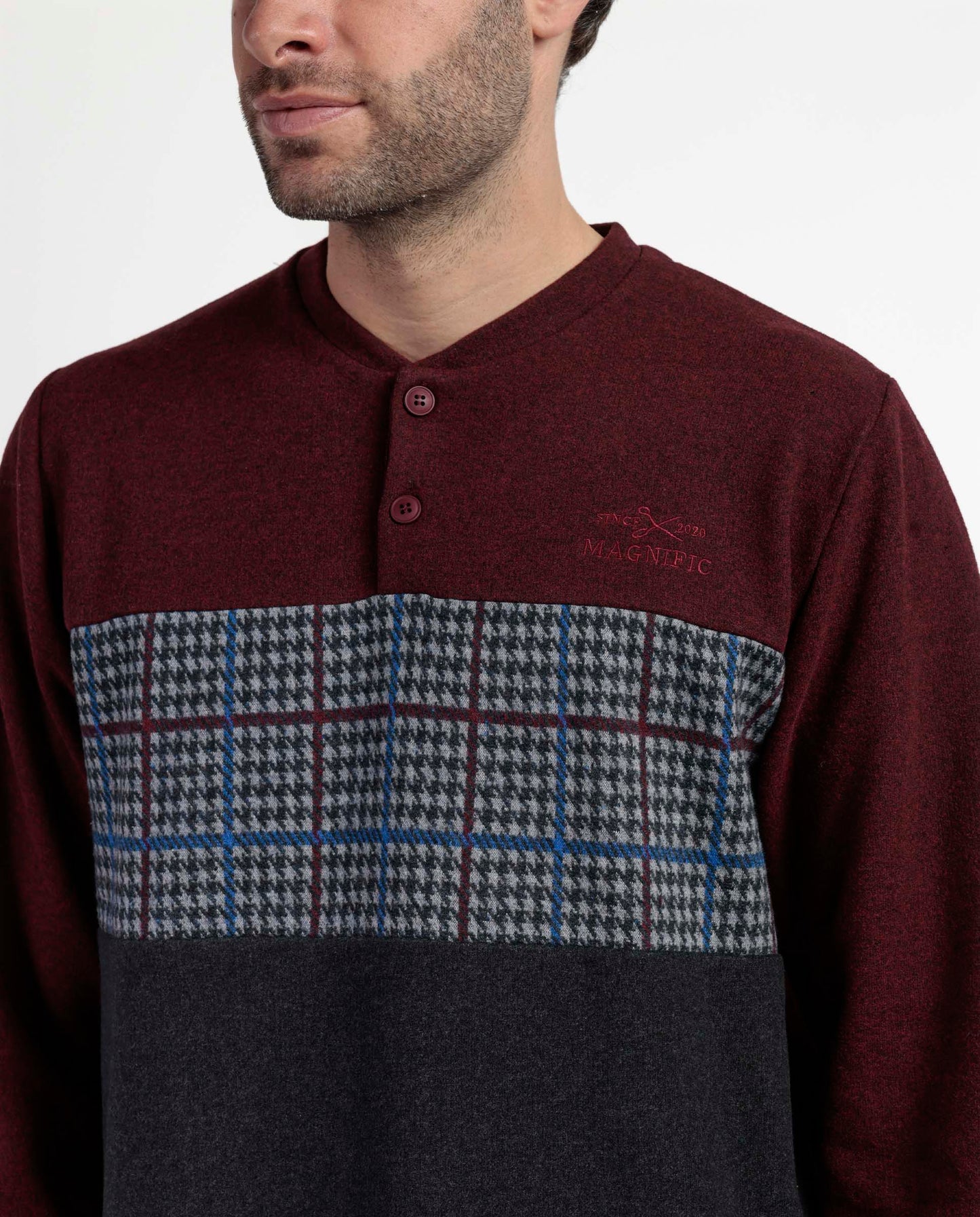 Pijama Manga Larga Tapeta Royals para Hombre