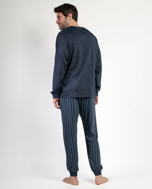 Pijama Manga Larga Italic para Hombre