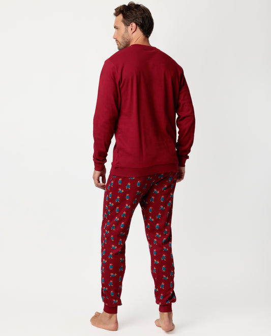 Pijama Manga Larga Garnet para Hombre