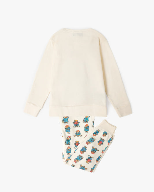 Pijama Manga Larga Watercolor para Niña