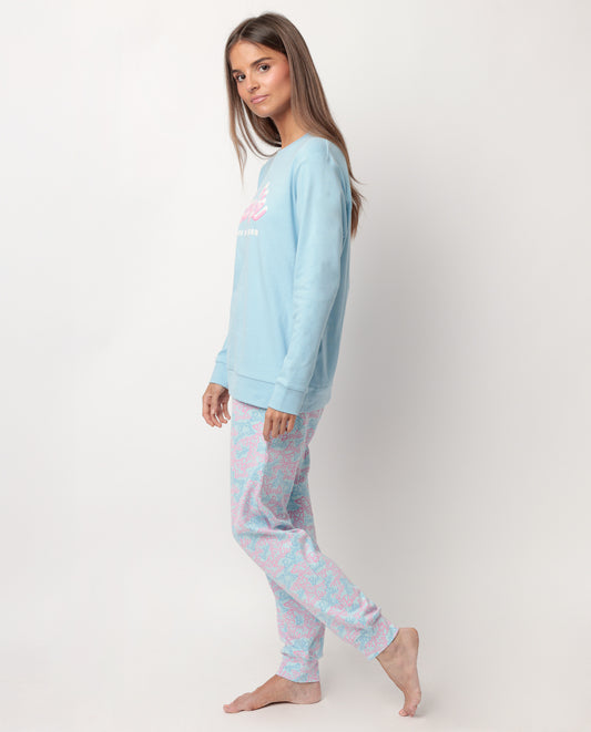 Pijama Manga Larga Apres Ski para Mujer