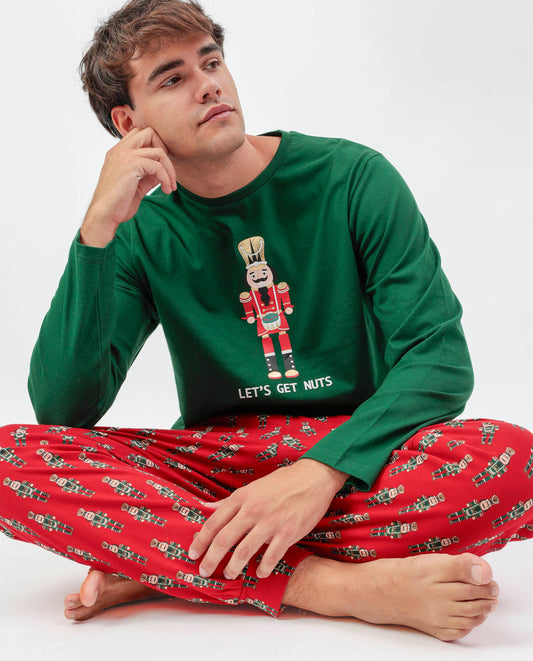 Pijama Manga Larga Nutcracker para Hombre