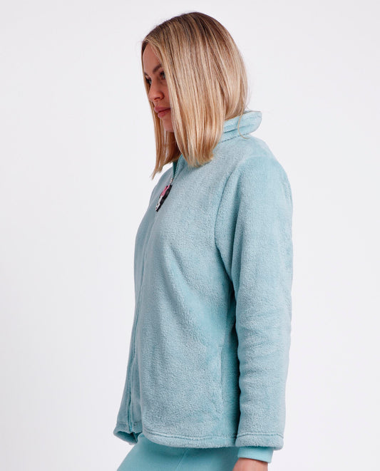 Bata Manga Larga Calentita All Over Minnie para Mujer