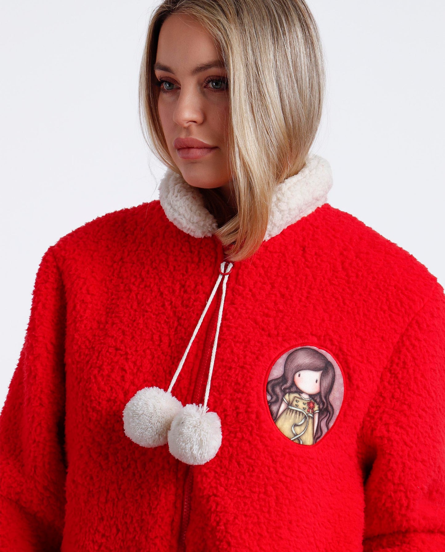 Bata Manga Larga Calentita Undone para Mujer