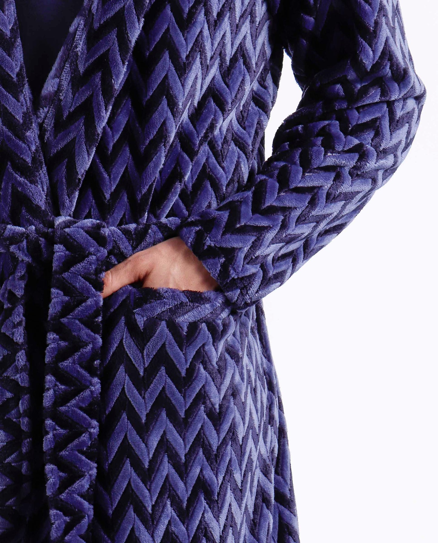 Bata Manga Larga Navy Arrows para Hombre