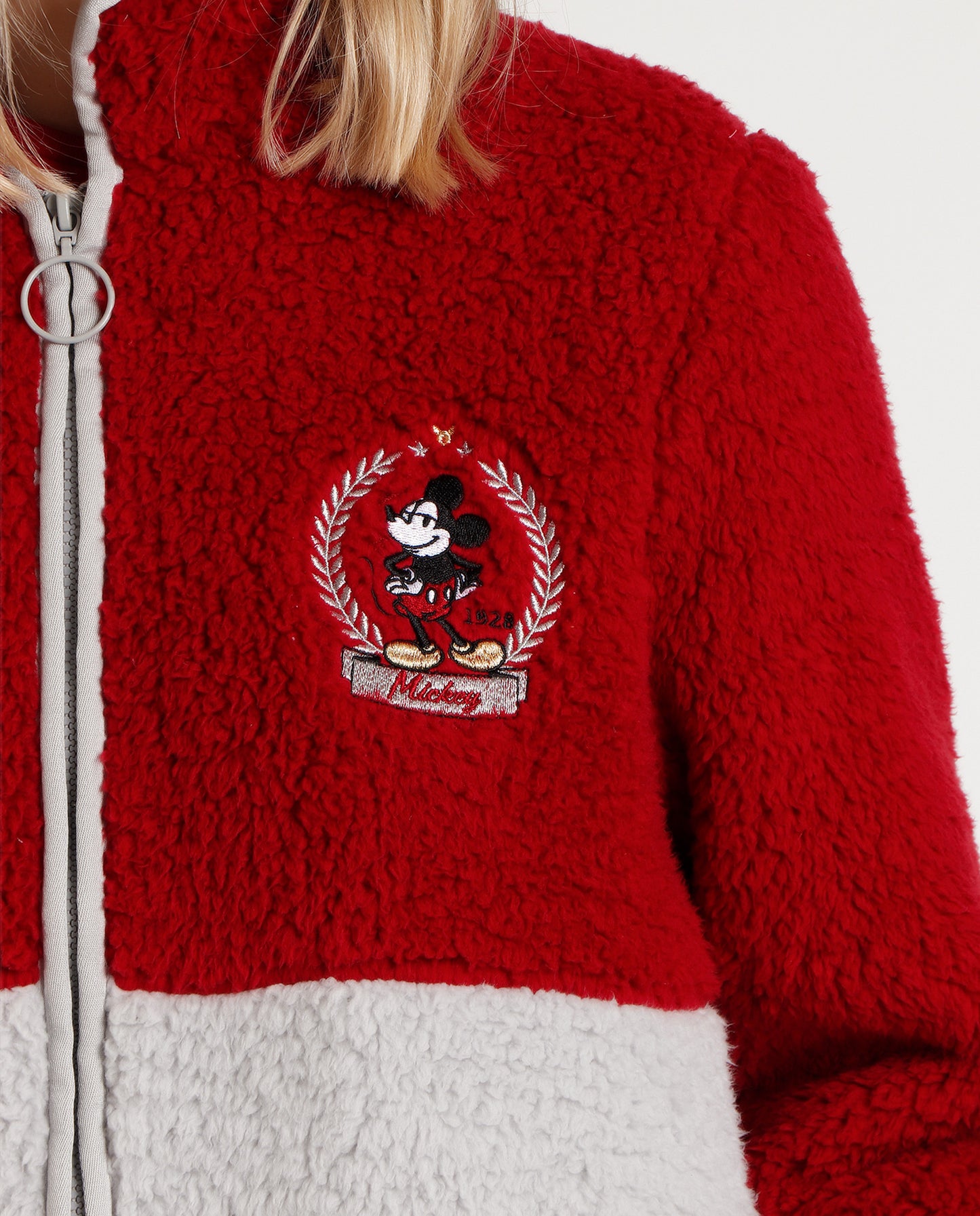 Bata Manga Larga Calentita King Mickey para Mujer