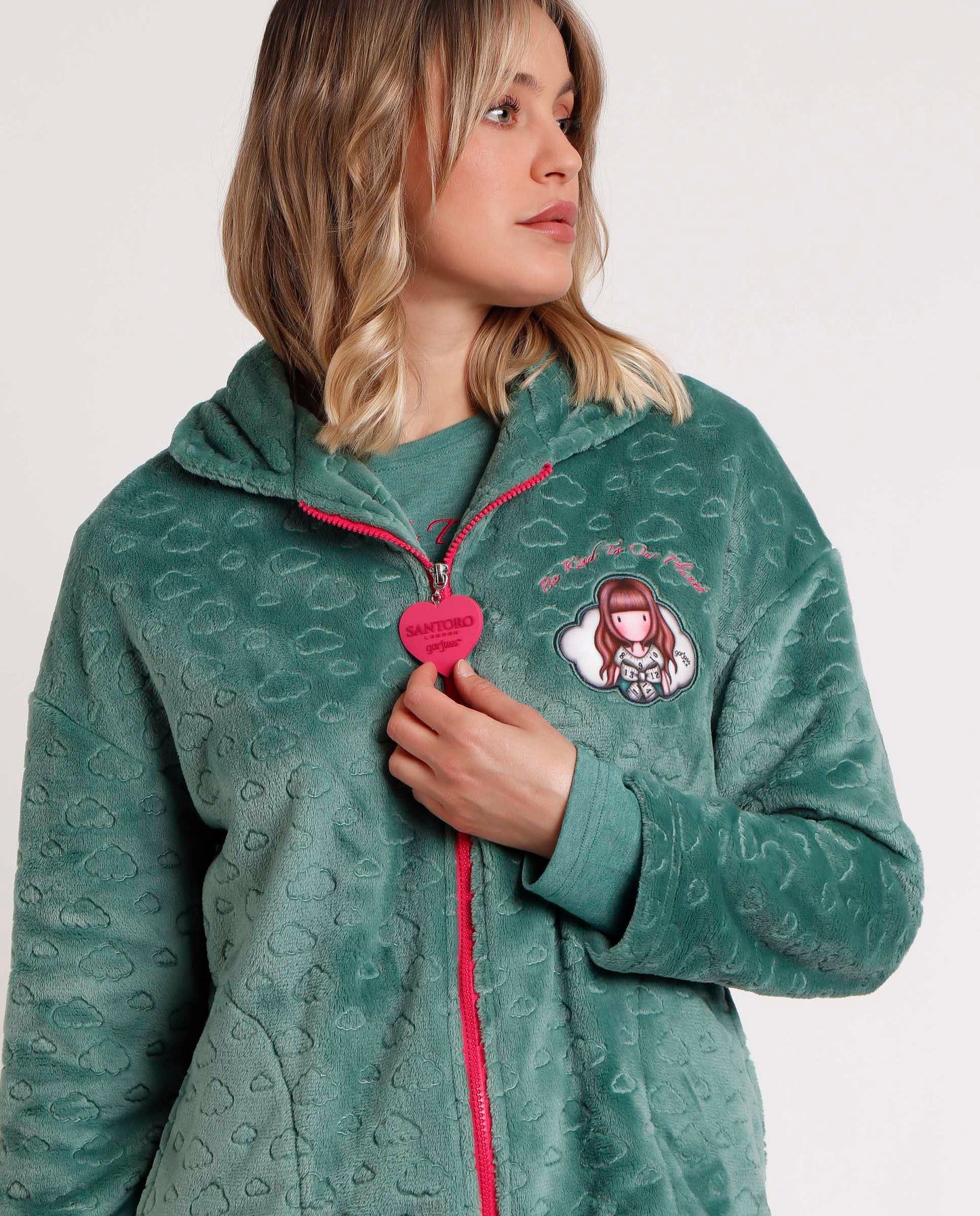 Bata Manga Larga Calentita Be Kind To The Planet para Mujer