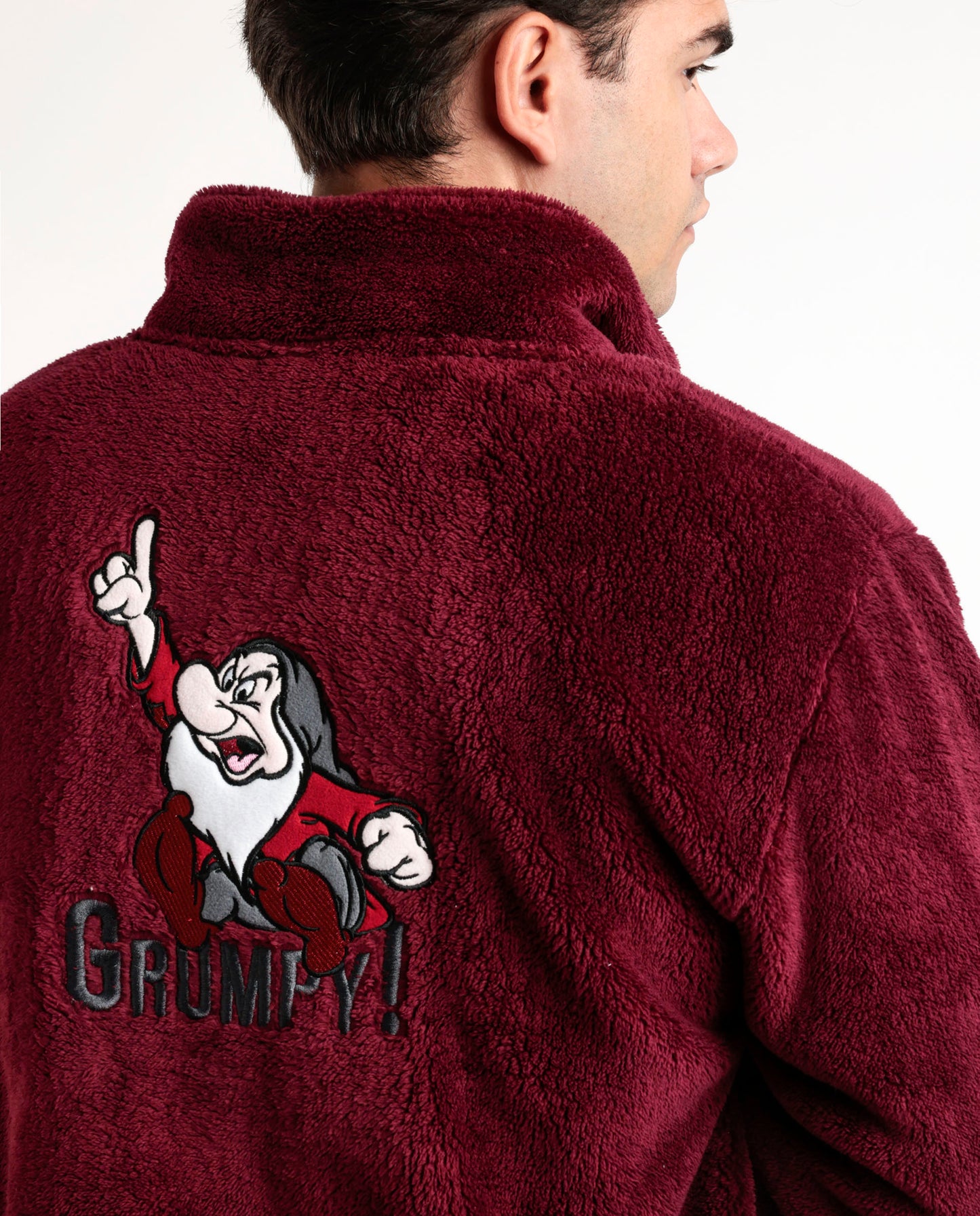 Bata Manga Larga Calentita Grumpy Are You Talking with Me para Hombre