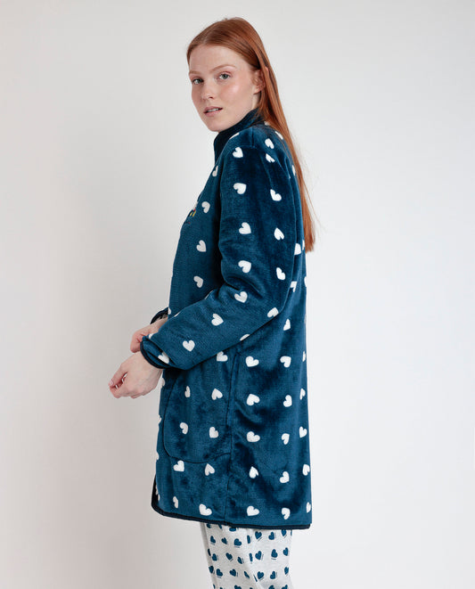 Bata Manga Larga Calentita You Make Me Love para Mujer