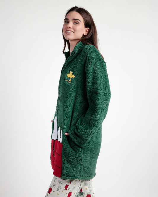 Bata Manga Larga Calentita Classic para Mujer