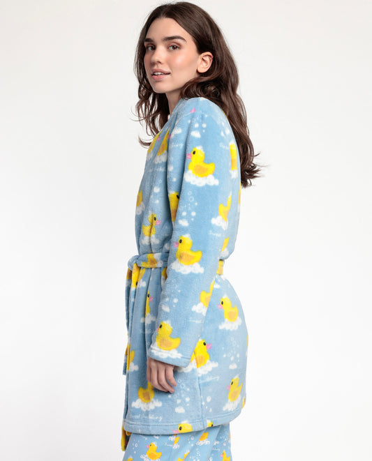 Bata Manga Larga Calentita Sweet Duckling para Mujer