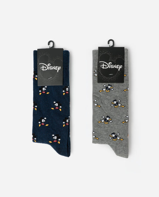 Calcetín de Caña Normal Classic Pixel para Hombre, (Caja de 6 pares)