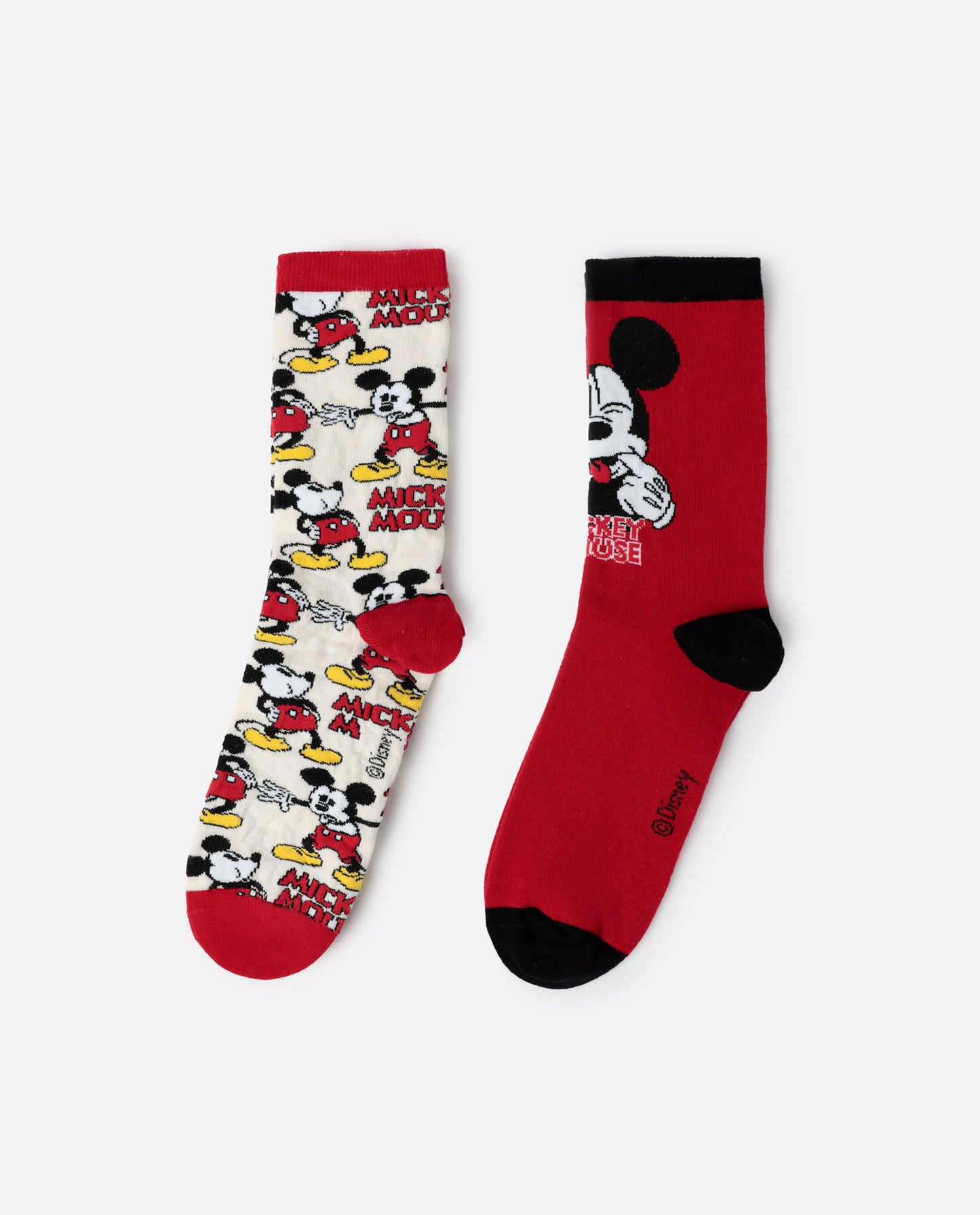 Calcetín de Caña Normal Best Mickey para Mujer, (Caja de 6 pares)