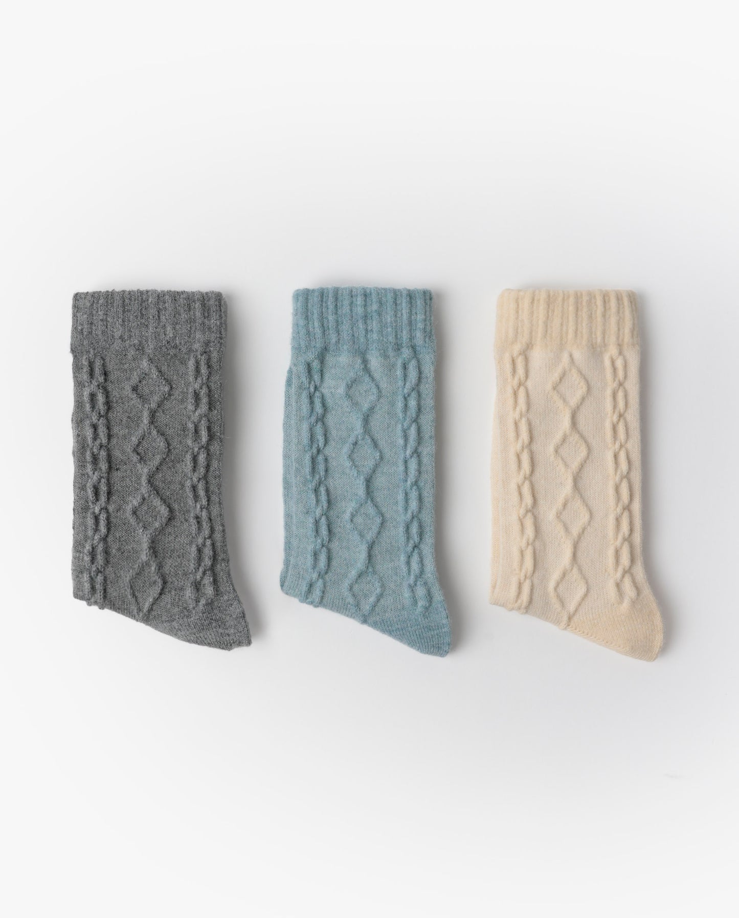 Calcetín de Caña Normal Textura para Mujer, (Caja de 6 pares)