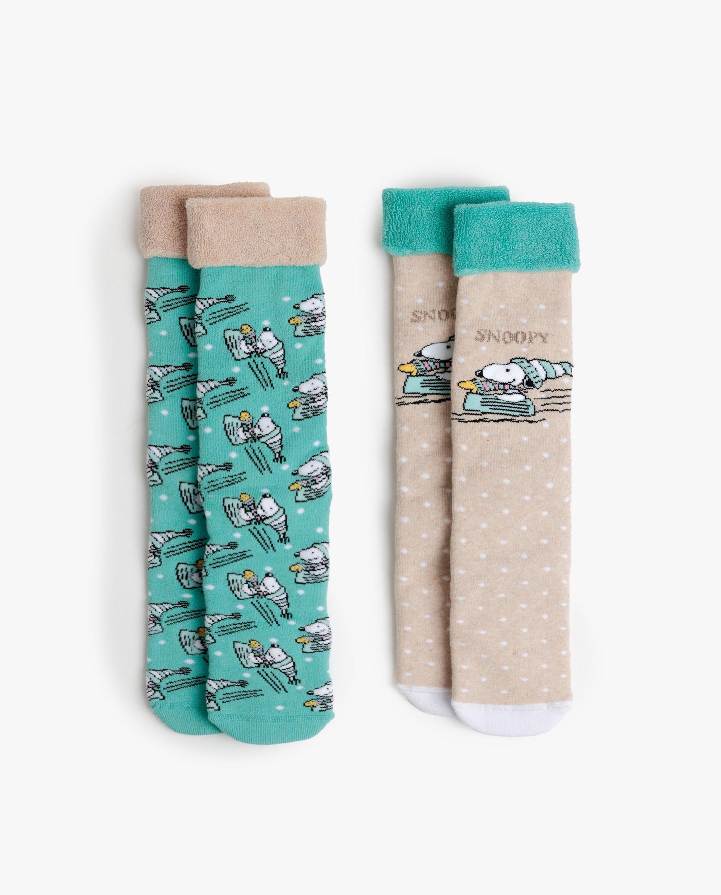 Calcetín Antideslizante Let It Snow para Mujer, (Caja de 6 pares)