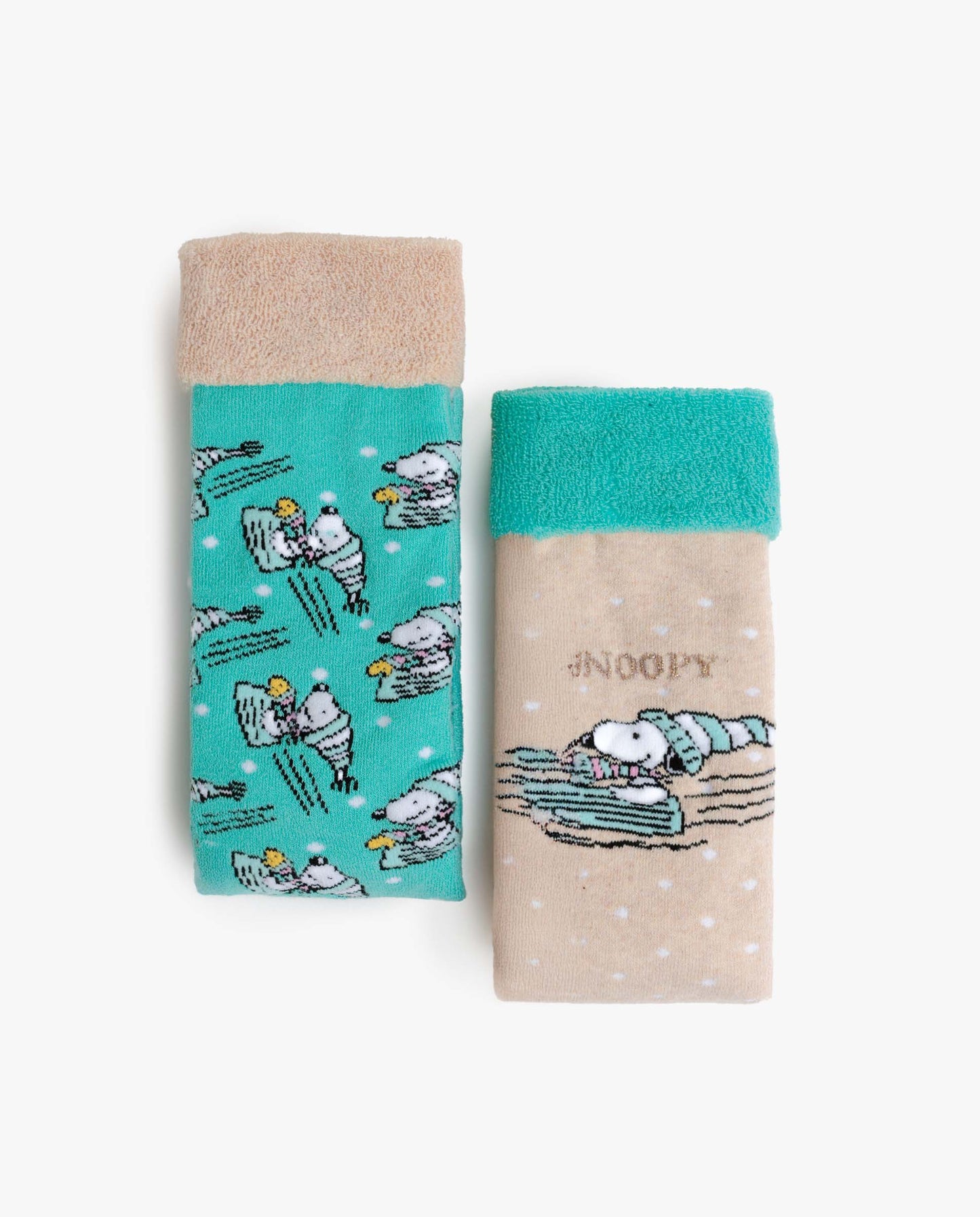 Calcetín Antideslizante Let It Snow para Mujer, (Caja de 6 pares)