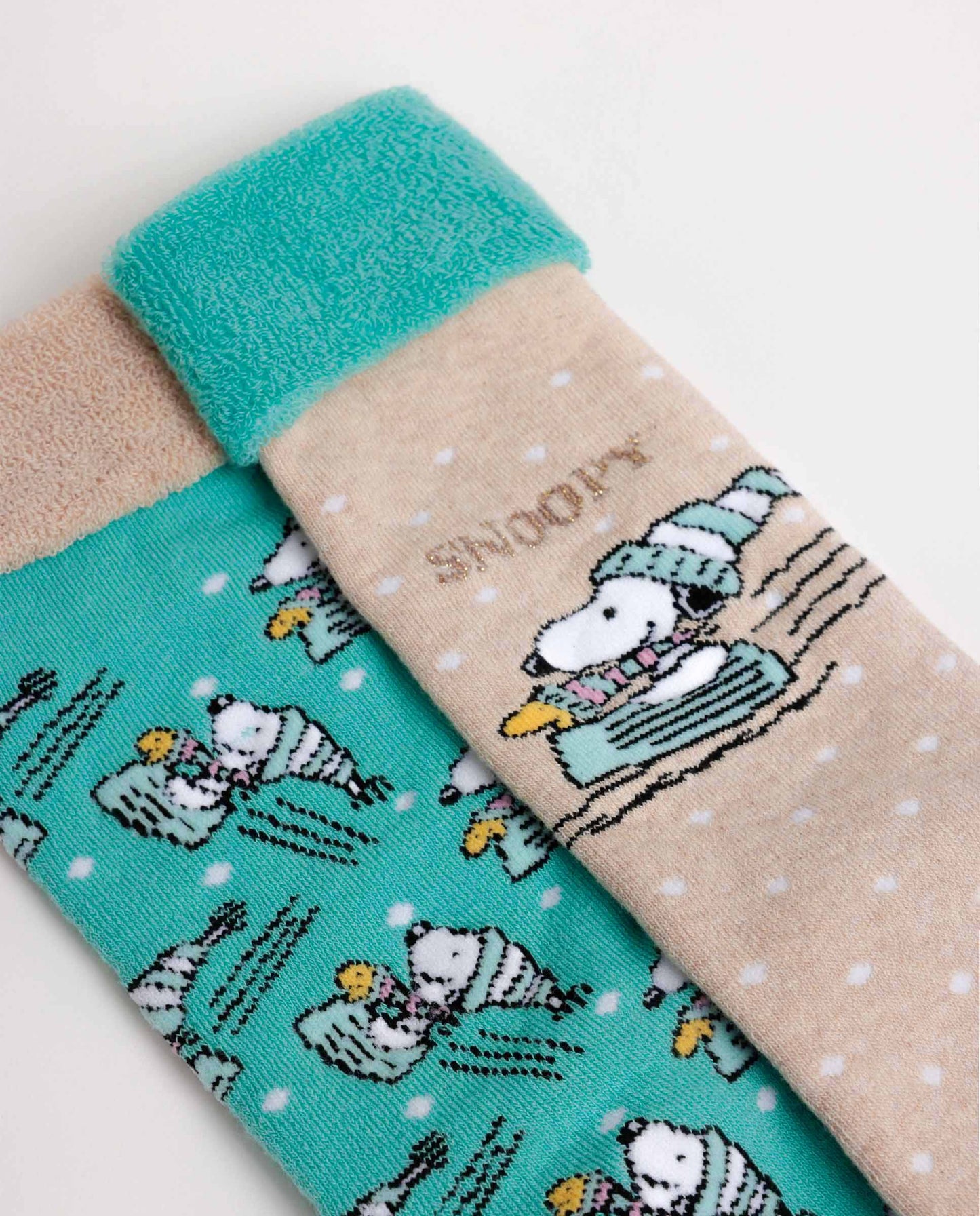 Calcetín Antideslizante Let It Snow para Mujer, (Caja de 6 pares)