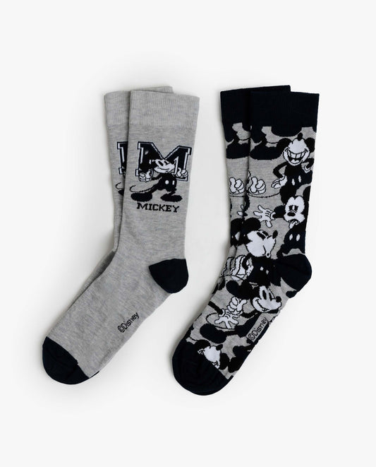 Calcetín Mickey Jeans para Mujer, (Caja de 6 unidades)