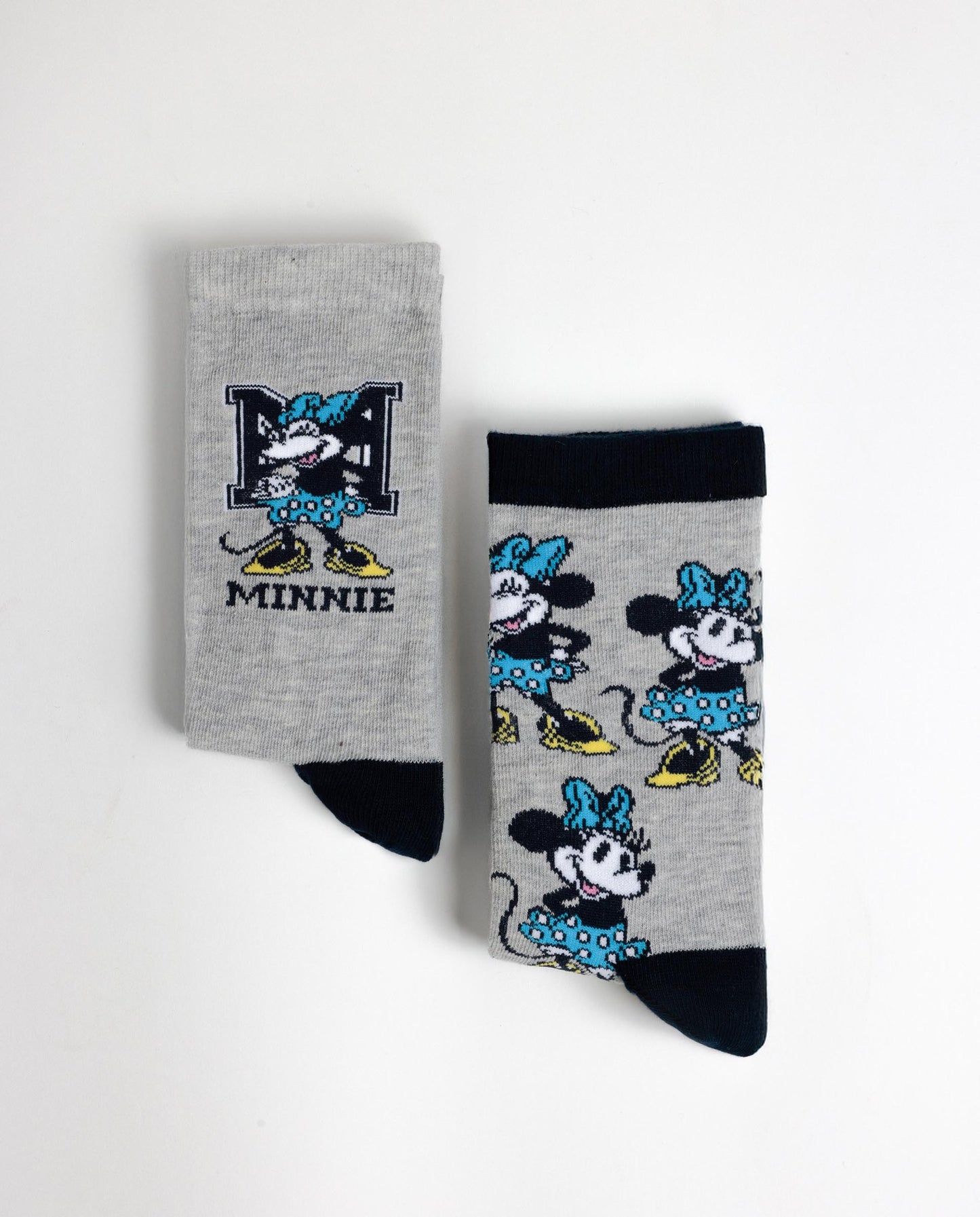 Calcetín Mickey Jeans para Hombre, (Caja de 6 unidades)